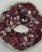 Карпаччо из свеклы с козьим сыром