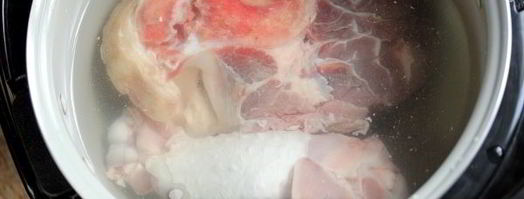 индюшино-говяжий холодец в мультиварке. Шаг 6