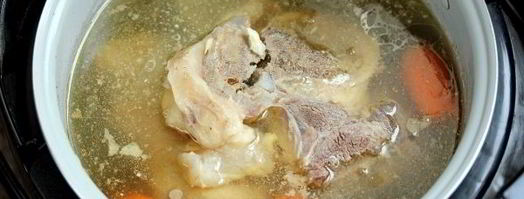 индюшино-говяжий холодец в мультиварке. Шаг 8