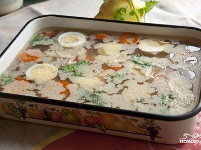 Рецепт холодца без желатина