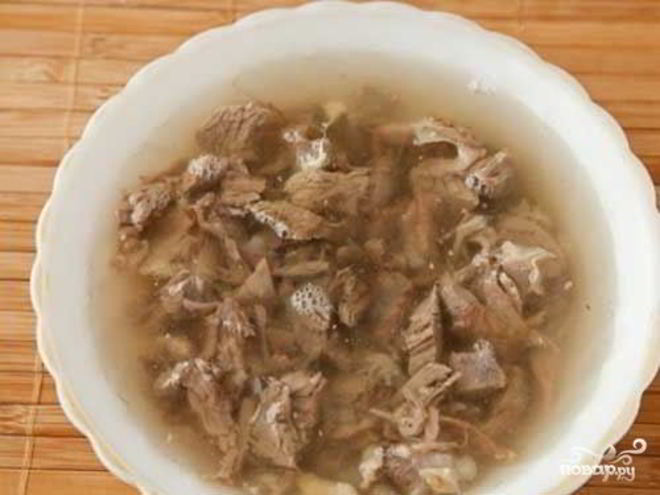 Рецепт холодца из говядины с желатином