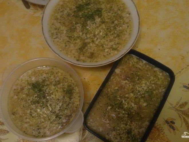 Рецепт холодца из говядины в мультиварке