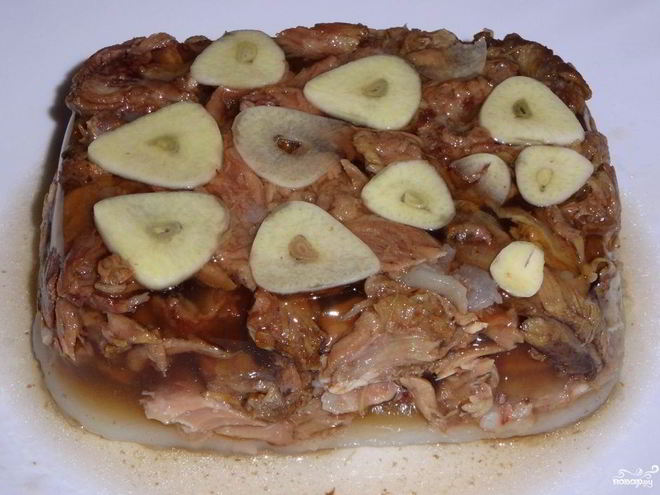 Рецепт холодца из кабана