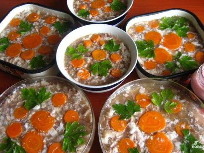 Рецепт холодца из куриных крылышек