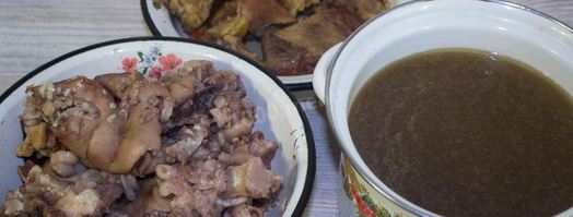 холодец из свиных ножек и говядины. Шаг 13