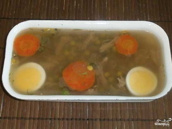 Рецепт холодца из утки