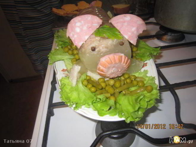 Рецепт холодца поросенок