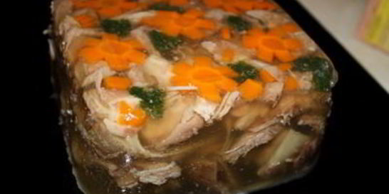 Холодец с ушами