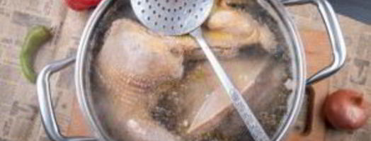 хрустальный холодец из домашнего петуха. Шаг 3