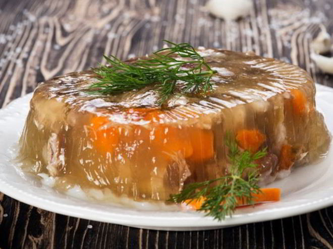 Рецепт куриного холодца с желатином