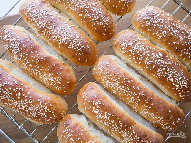Рецепт домашних булочек для хот-догов