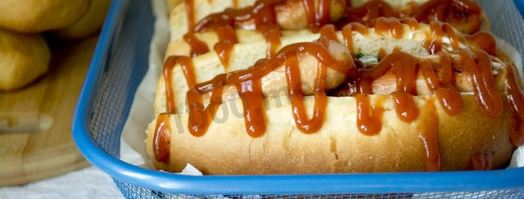 домашний хот дог в дрожжевом тесте. Шаг 16