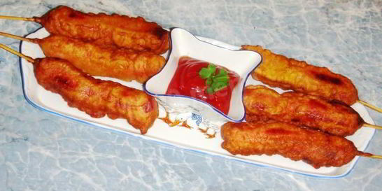 Хот-дог Бенгальские огни