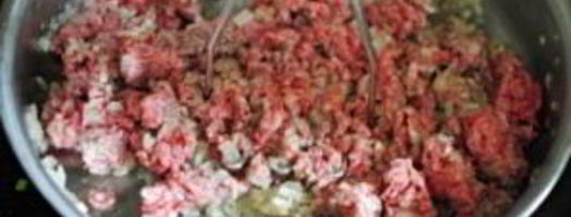 хот-дог с фаршем. Шаг 3