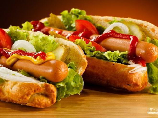 Рецепт хот-дога с горчицей