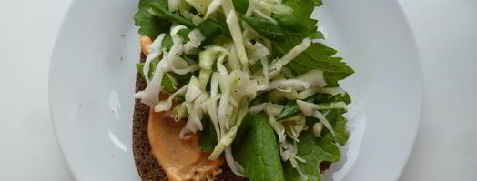 хот-дог с капустным салатом. Шаг 5