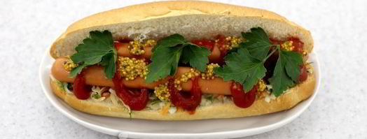 хот-дог с квашеной капустой. Шаг 8