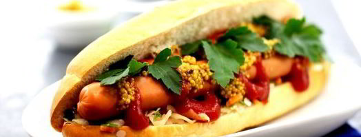 хот-дог с квашеной капустой. Шаг 10