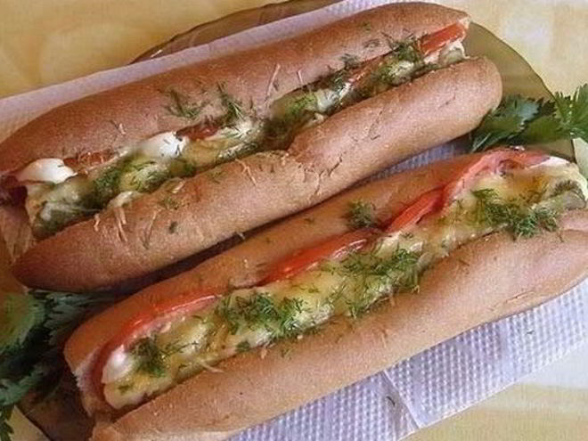 Рецепт хот-дога с огурцом по-домашнему