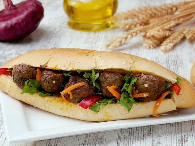 Рецепт хот-дога с тефтельками