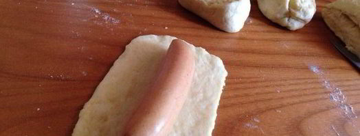 хот-дог такса. Шаг 6