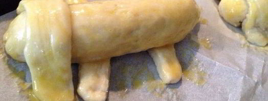 хот-дог такса. Шаг 10