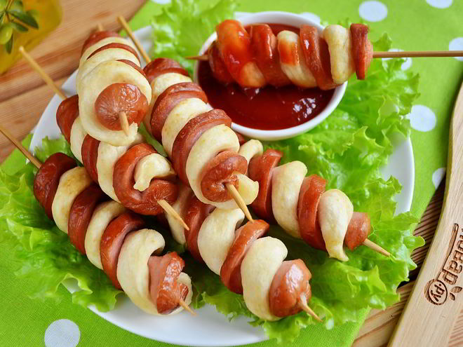 Рецепт хот-дога торнадо