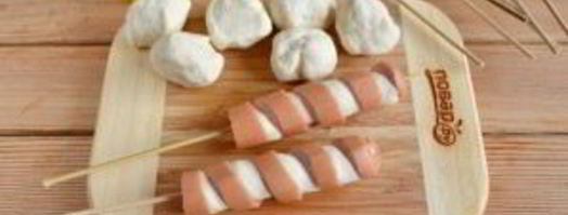 хот-дог торнадо. Шаг 7