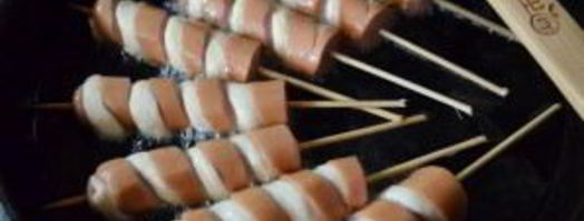 хот-дог торнадо. Шаг 8