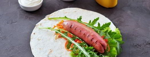 хот-дог в лаваше. Шаг 8