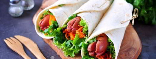 хот-дог в лаваше. Шаг 12