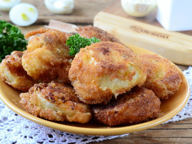 Рецепт хот-дога в луковых колечках