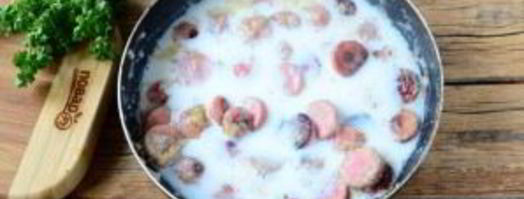 хот-дог в луковых колечках. Шаг 5