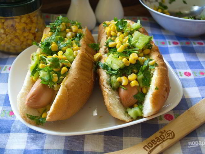 Рецепт хота доги текс мекс