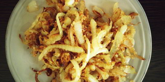 Хрустящий лук для хот-догов