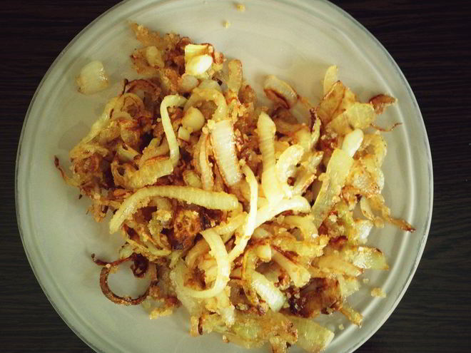 Рецепт хрустящего лука для хот-догов