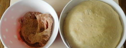 новогодний хот-дог с фаршем. Шаг 15