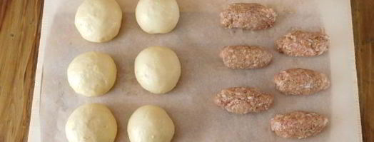 новогодний хот-дог с фаршем. Шаг 16