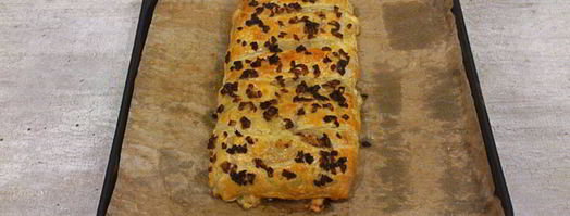 плетеный хот-дог. Шаг 13