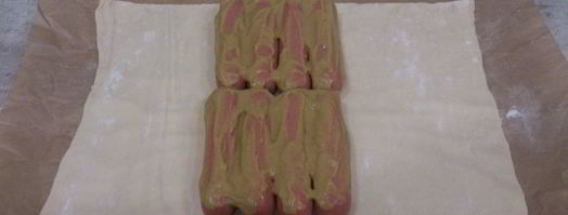 плетеный хот-дог. Шаг 5