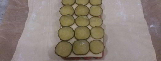 плетеный хот-дог. Шаг 7