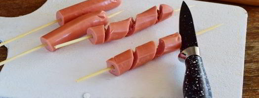 слоеный хот-дог. Шаг 10