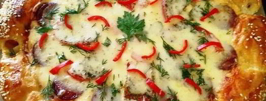 суперсырная хот-дог-пицца. Шаг 15