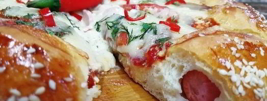 суперсырная хот-дог-пицца. Шаг 17