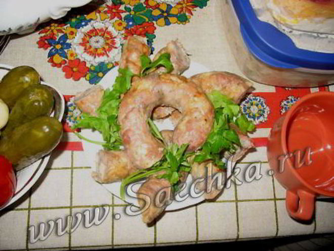 Рецепт колбасы домашней