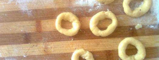 лимонные бублики на вареных желтках. Шаг 5