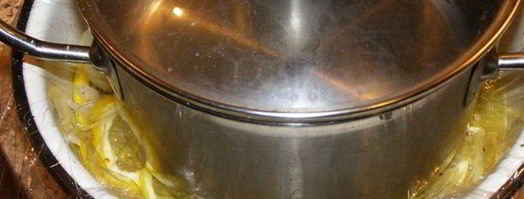 маринованная семга с лимонным соком, кориандром и перцем. Шаг 10