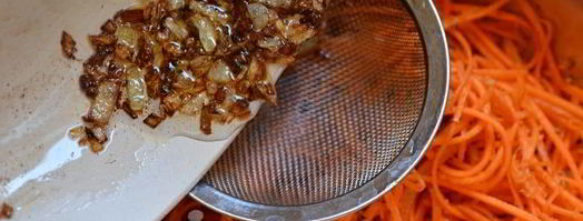 корейская морковь с луком. Шаг 8