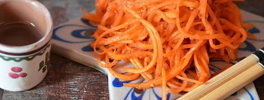 корейская морковь с луком. Шаг 11