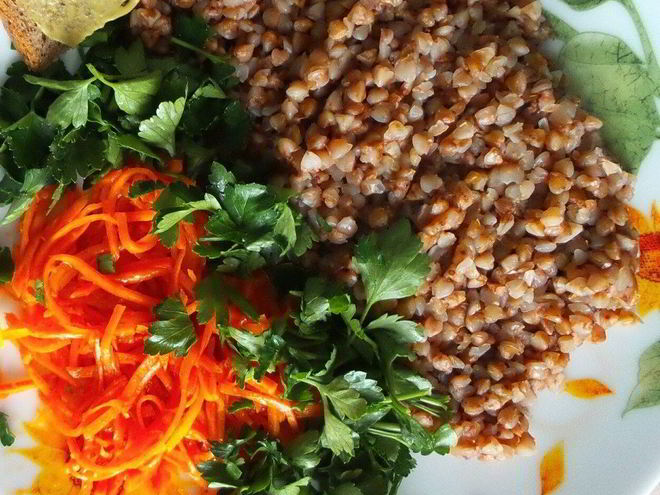 Рецепт моркови по-корейски с обжаренным луком